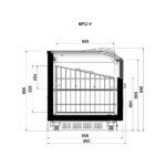 Expositor Horizontal Ilha Conjugada Inverter com Visor linha MAIS FRIO - Imagem 5